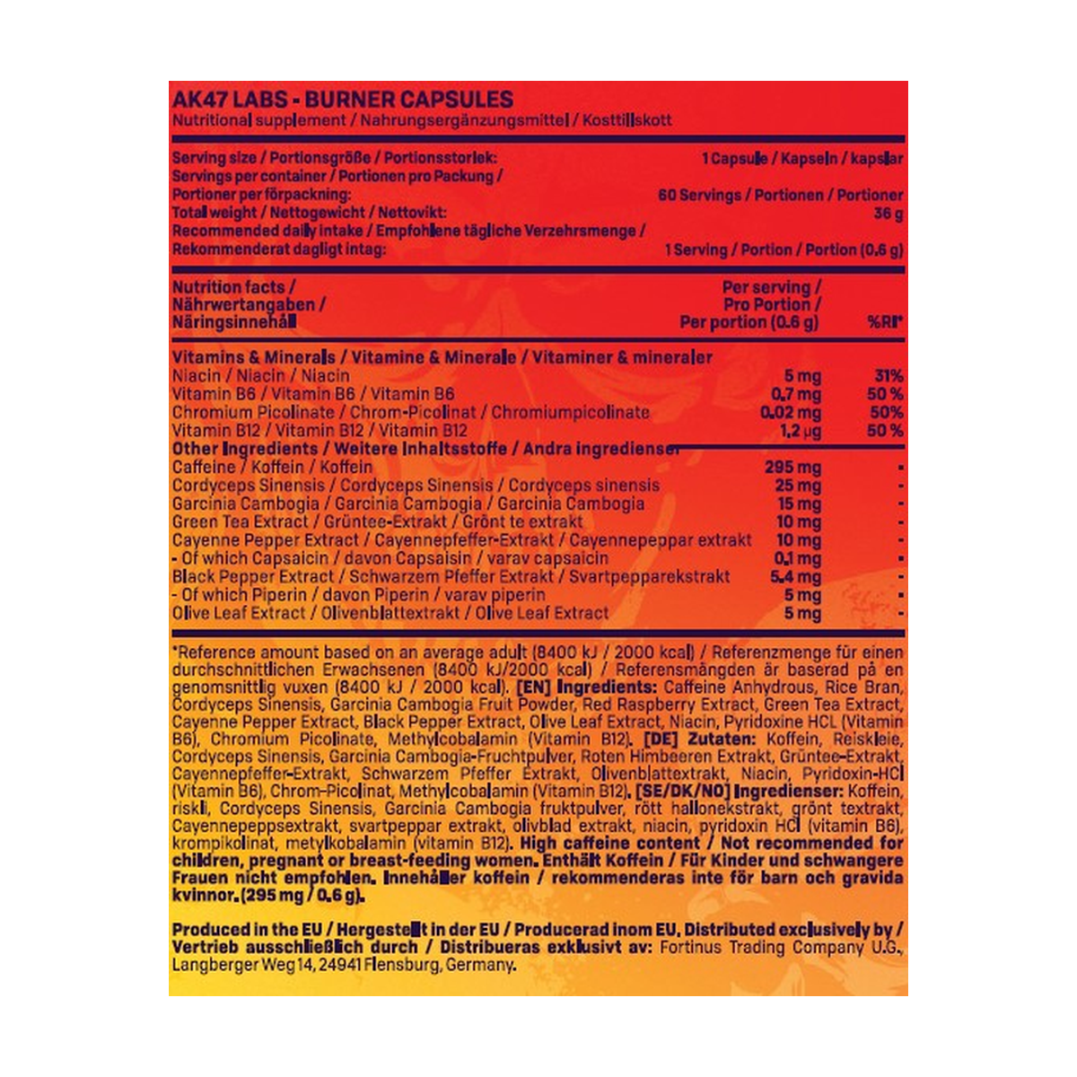 AK-47 Labs Burner - Product view 2