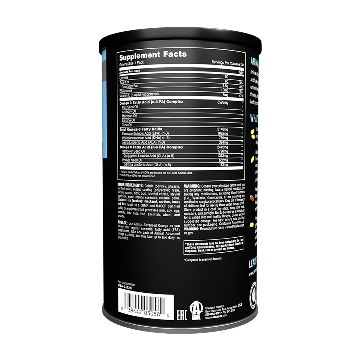 Animal Advanced Omega - Product view 2