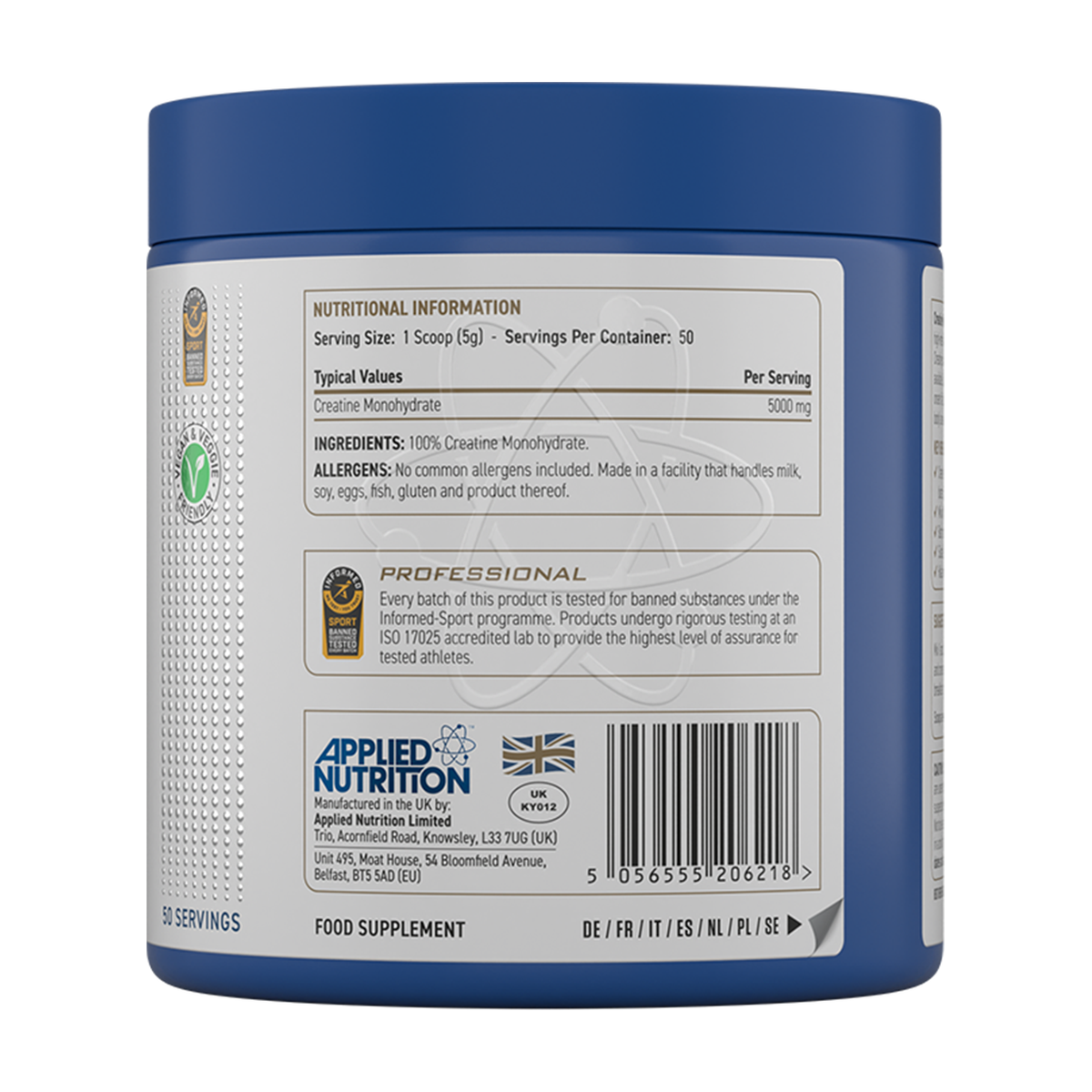 Applied Nutrition Creatine Monohydrate - Produktansicht 2