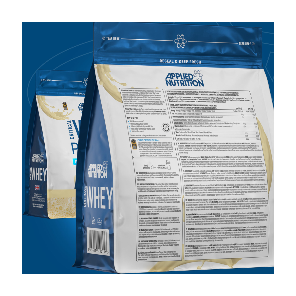 Applied Nutrition Critical Whey Protein - Product view 8