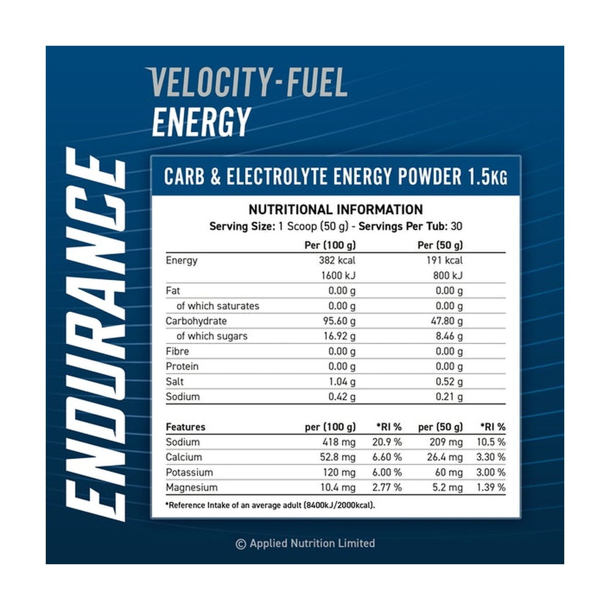 Applied Nutrition Endurance Carb & Electrolyte Energy - Produktansicht 5