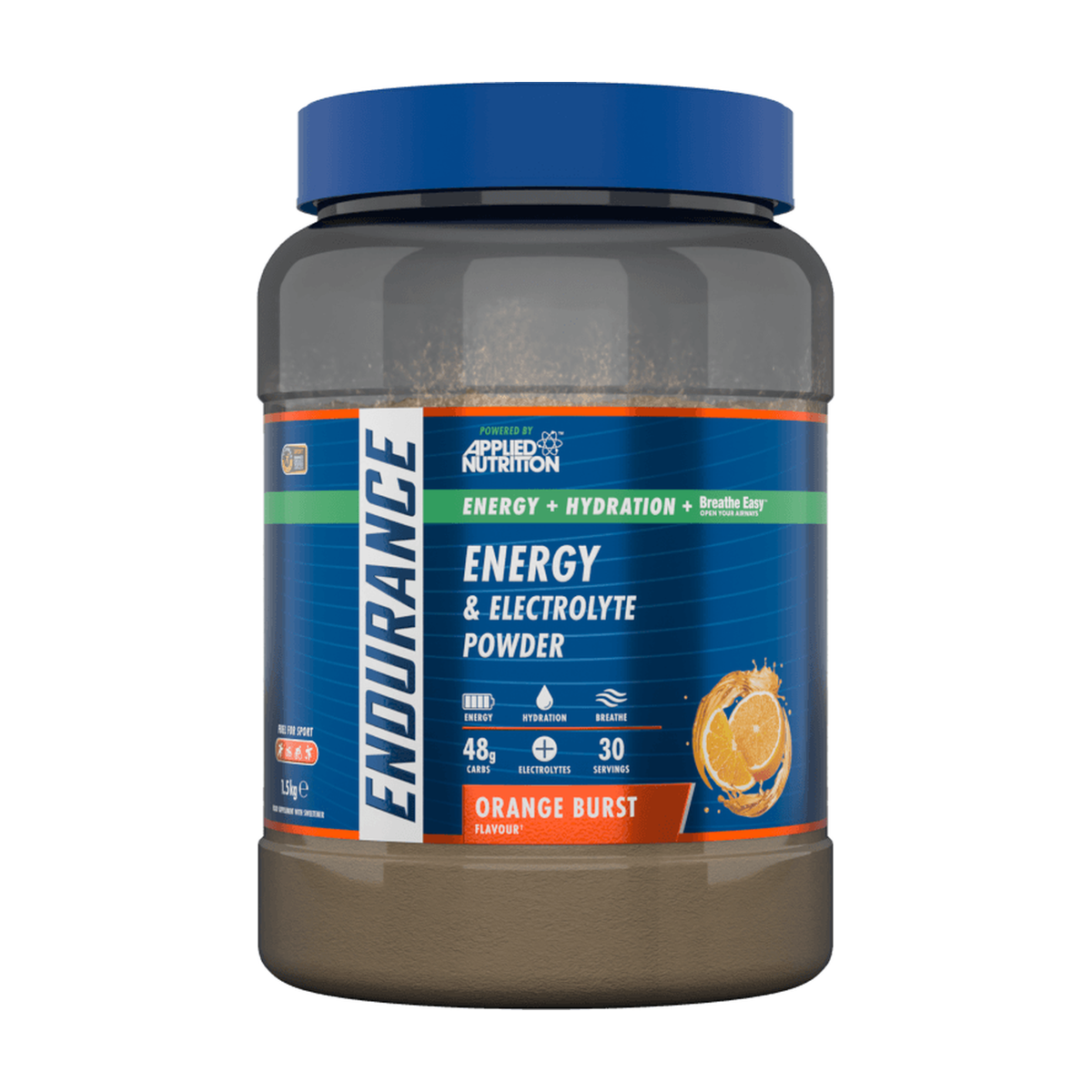 Applied Nutrition Endurance Carb & Electrolyte Energy Breathe Easy - Flavor Orange