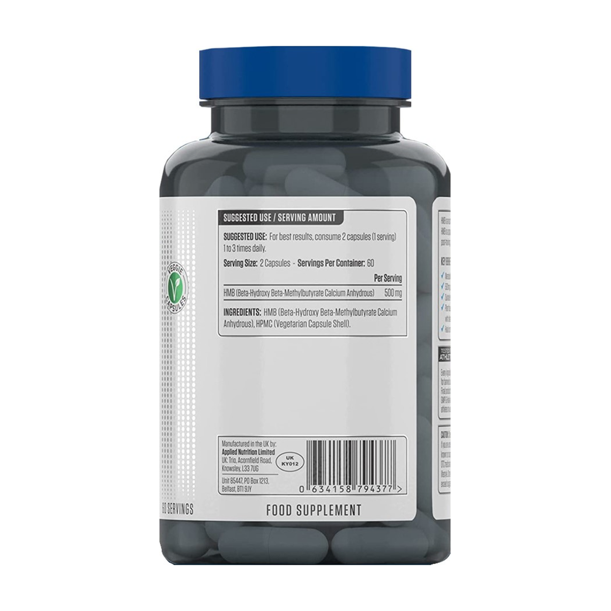 Applied Nutrition HMB 500 mg - Product view 2
