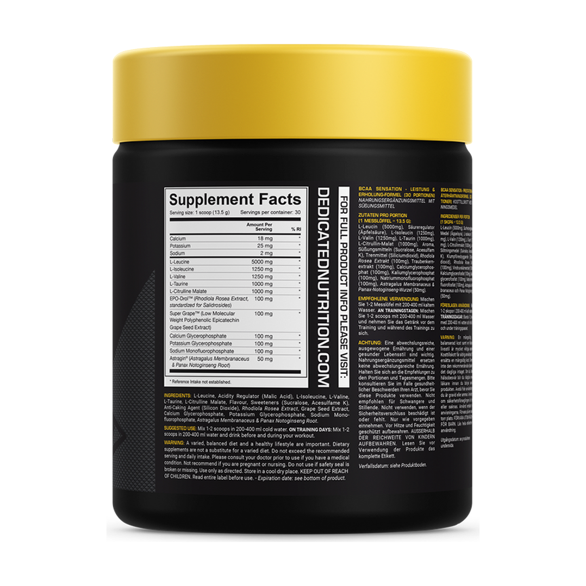 Dedicated Nutrition BCAA Sensation - Produktansicht 5