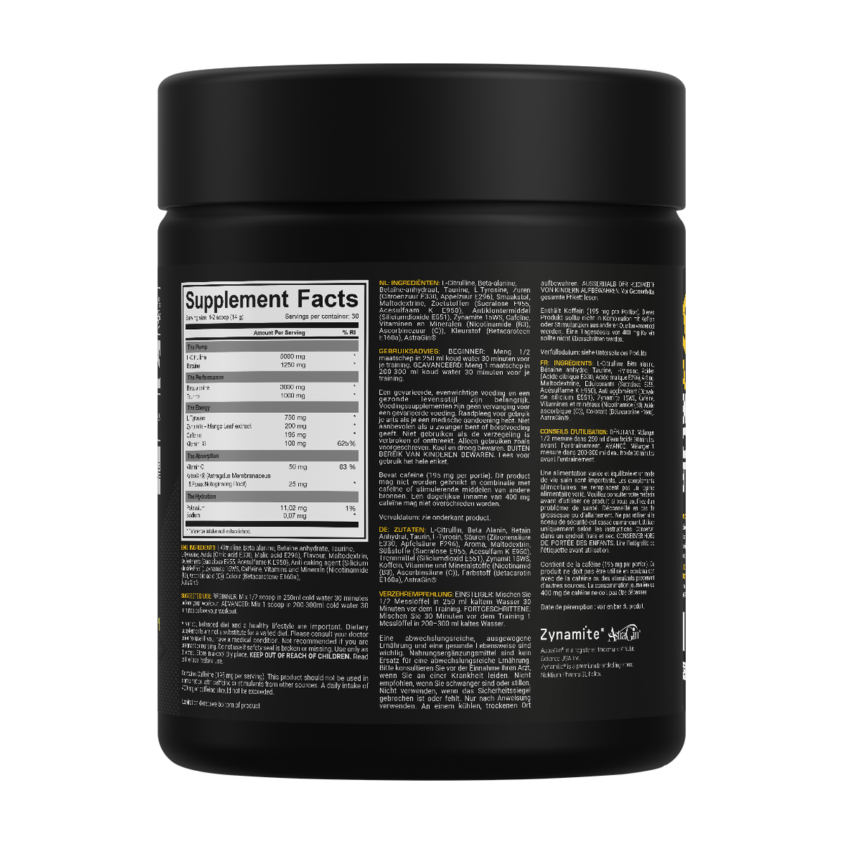 Dedicated Nutrition Unstoppable Pre-workout - Produktansicht 6