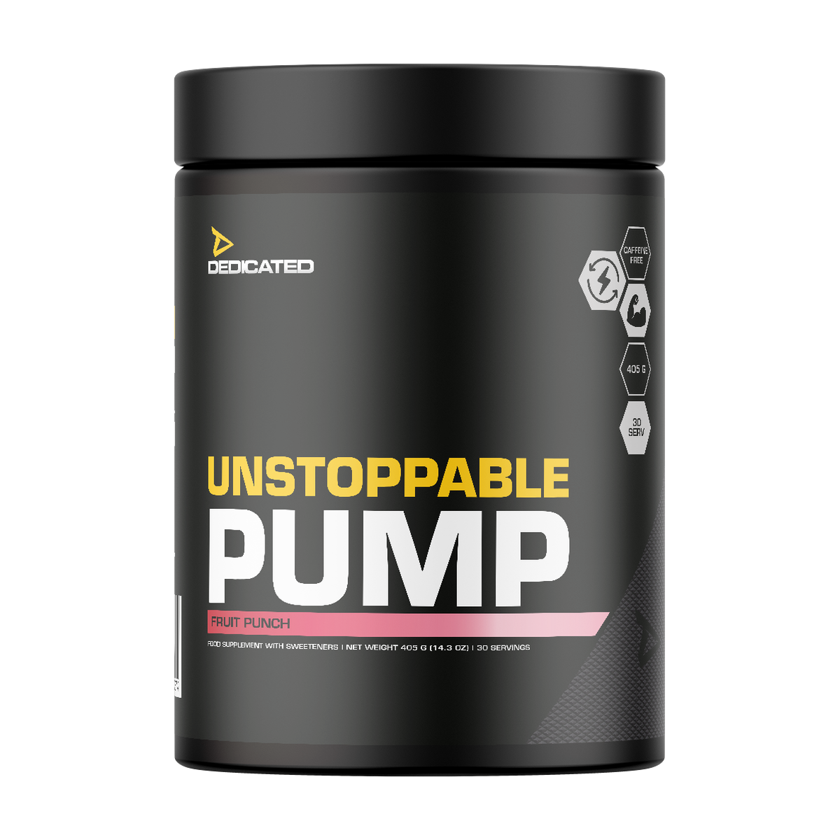 Dedicated Nutrition Unstoppable Pump - Product view 2