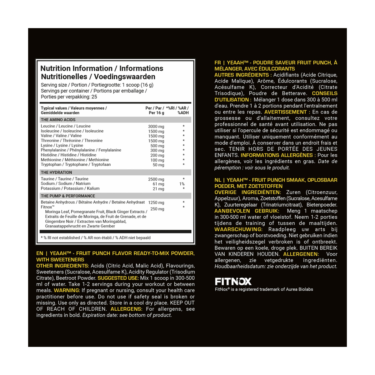 Dedicated Nutrition YEAAH Essential Amino Acids - Produktansicht 3
