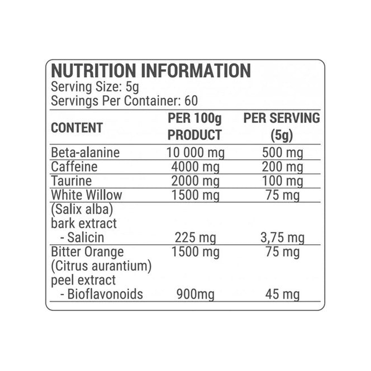 DY Nutrition BlackBombs Powder - Product view 2