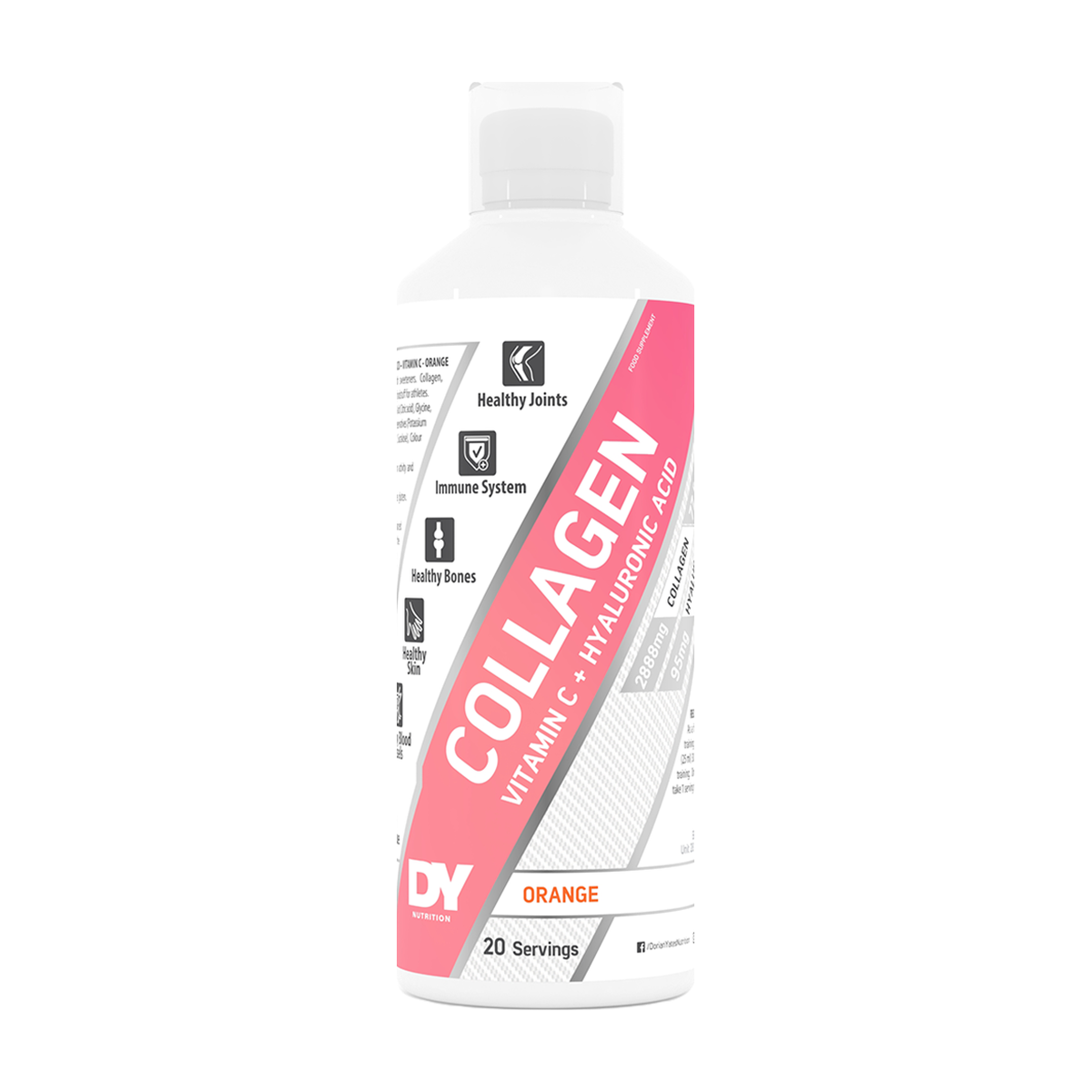 DY Nutrition Collagen + Vitamin C + Hyaluronic Acid - Produktansicht 3