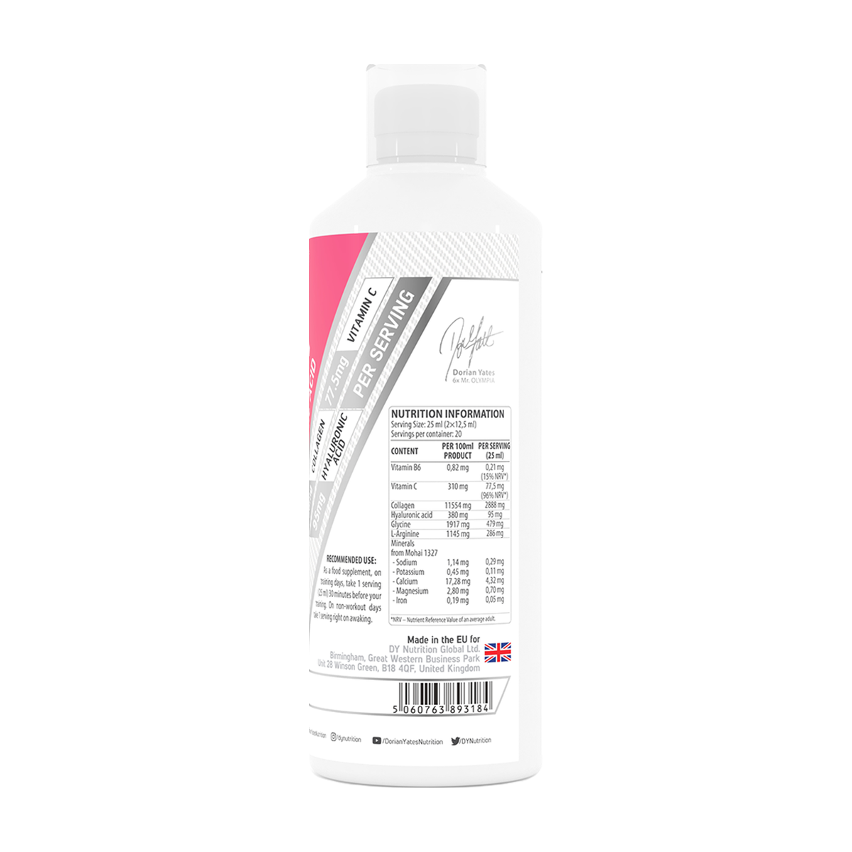 DY Nutrition Collagen + Vitamin C + Hyaluronic Acid - Produktansicht 5