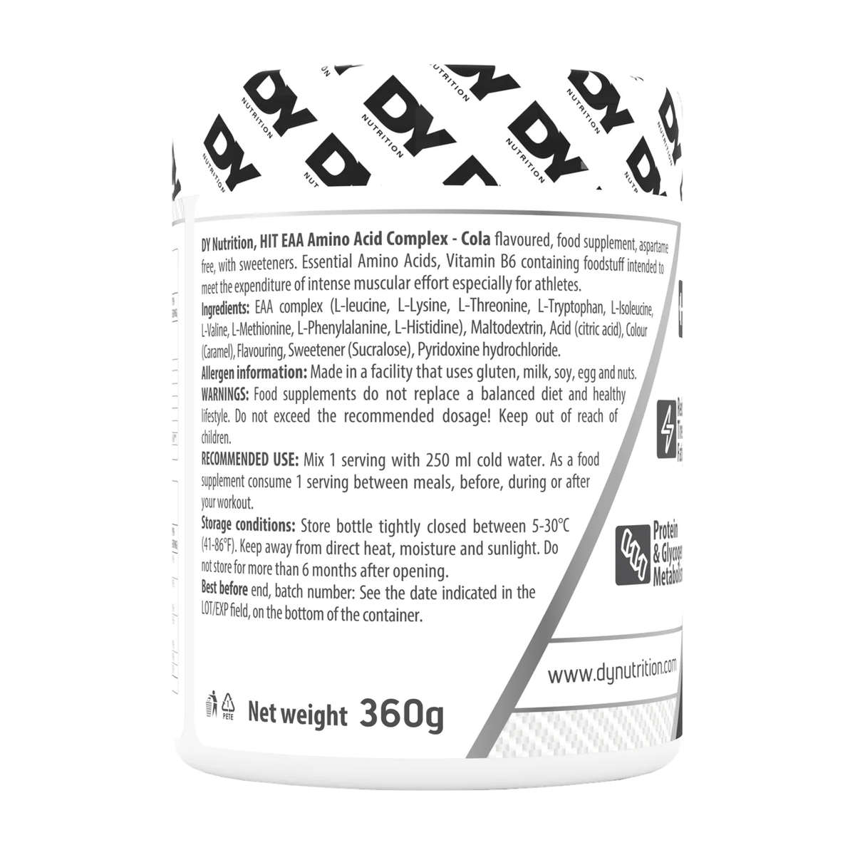 DY Nutrition HIT EAA Amino Acid Complex - Produktansicht 9