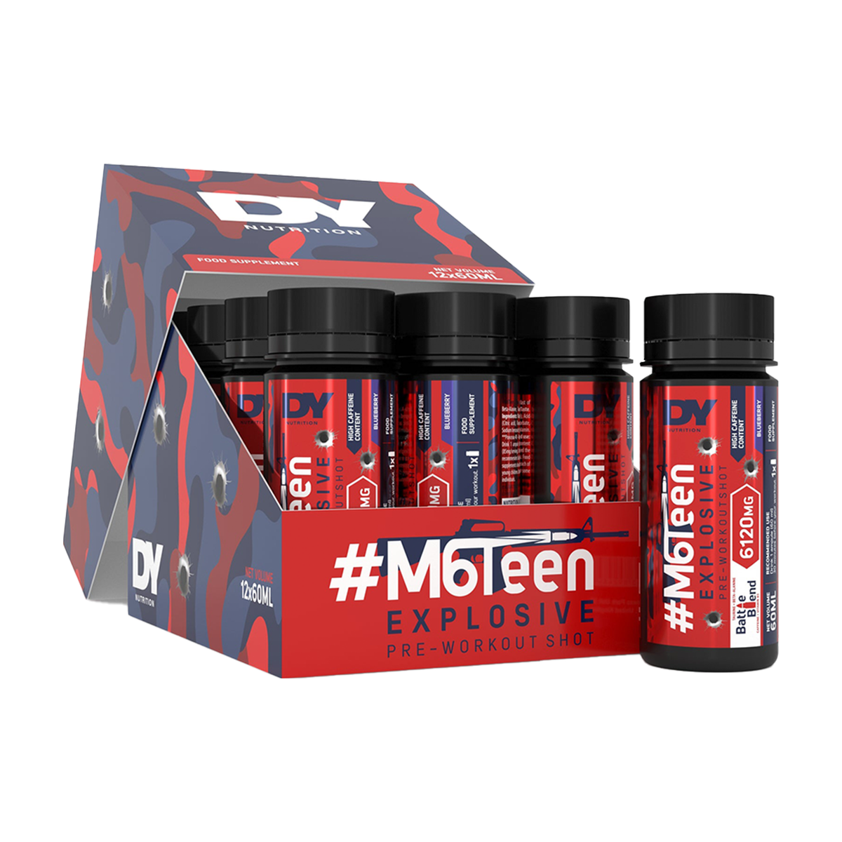 DY Nutrition M6Teen Pre-workout Shots - Product view 2