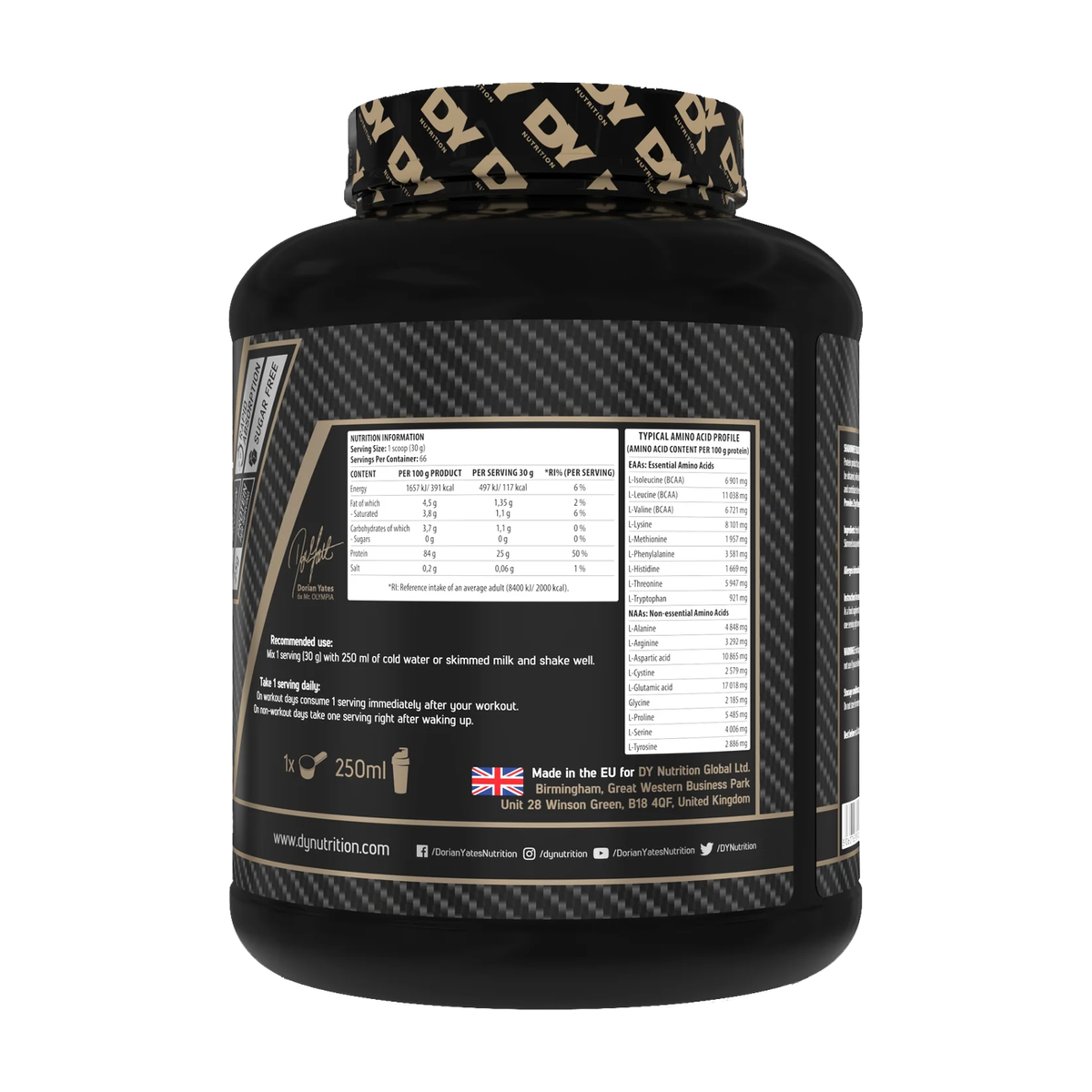 DY Nutrition Shadowhey Isolate Protein - Produktansicht 10