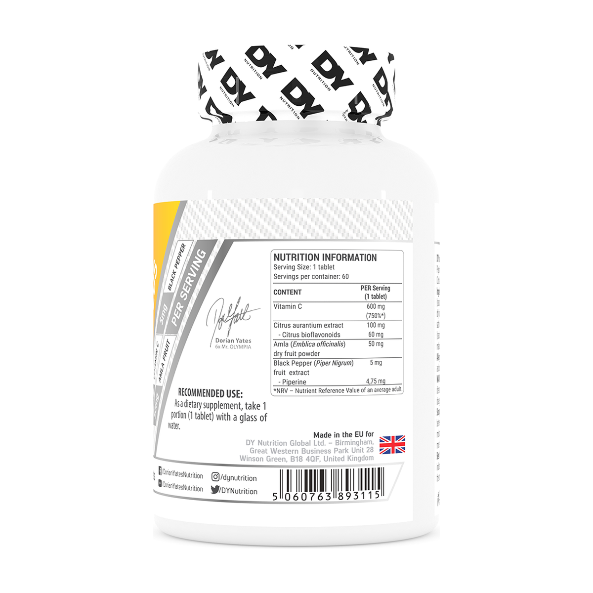 DY Nutrition Vitamin C Plus - Produktansicht 2