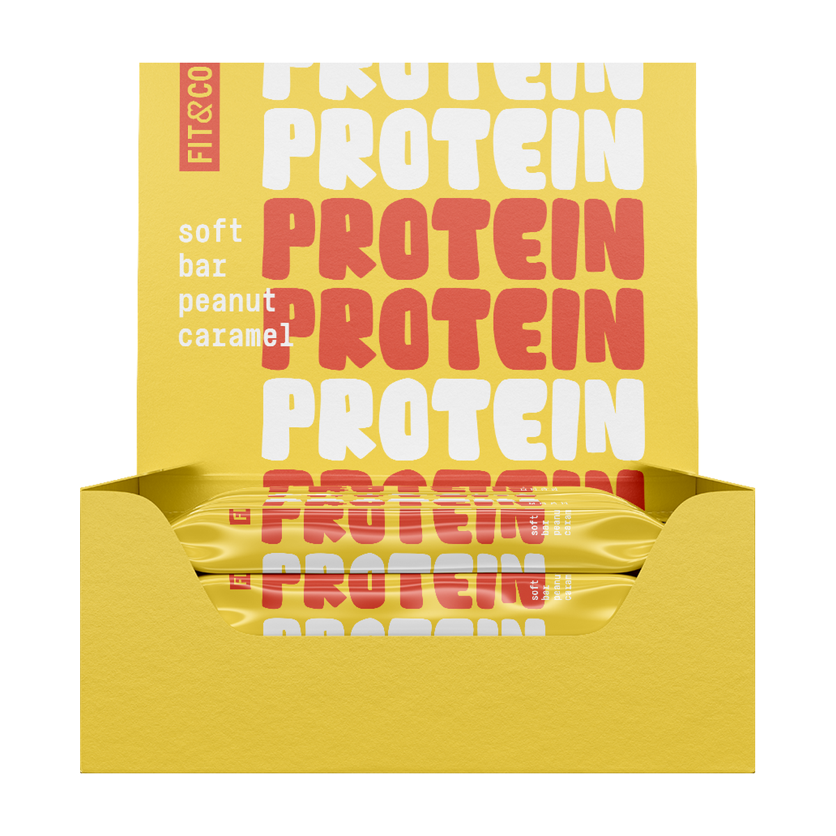 Fit & Co Protein Crunch Bar - 10 x 55 g