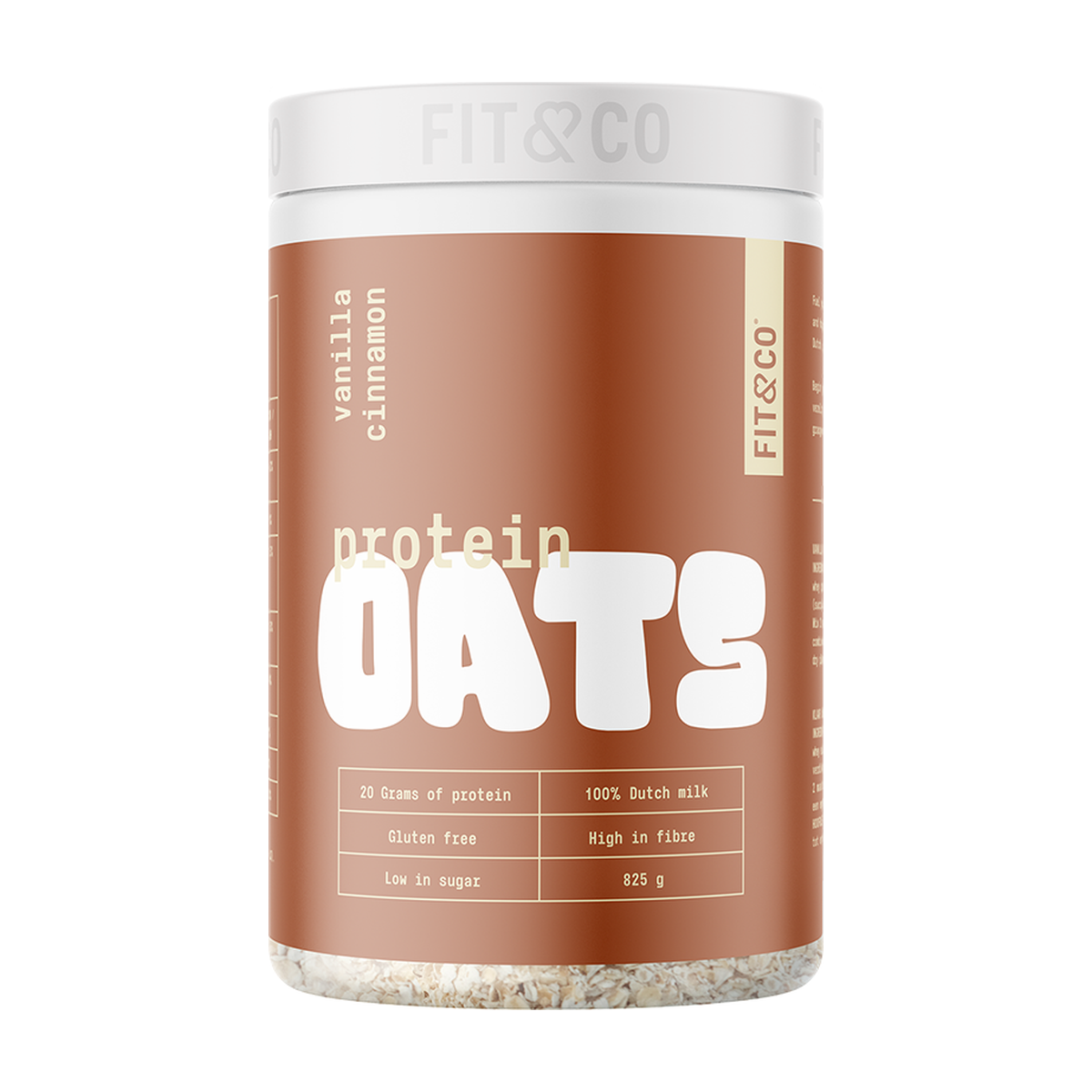 Fit & Co Protein Oats Vanilla Cinnamon - Product view 3
