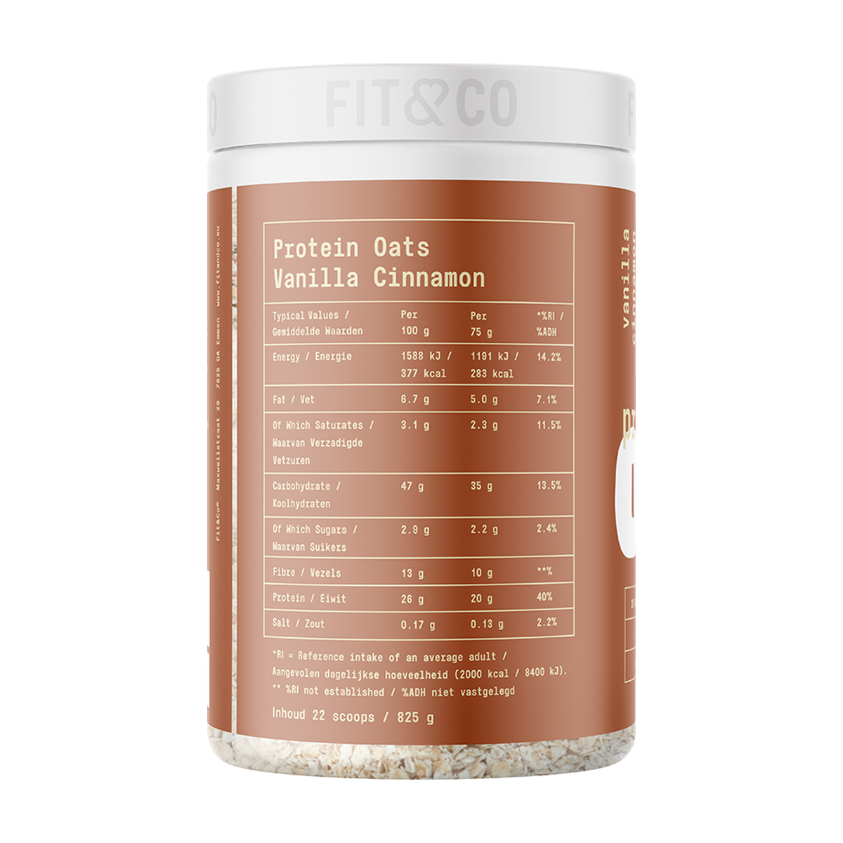 Fit & Co Protein Oats Vanilla Cinnamon - Product view 6
