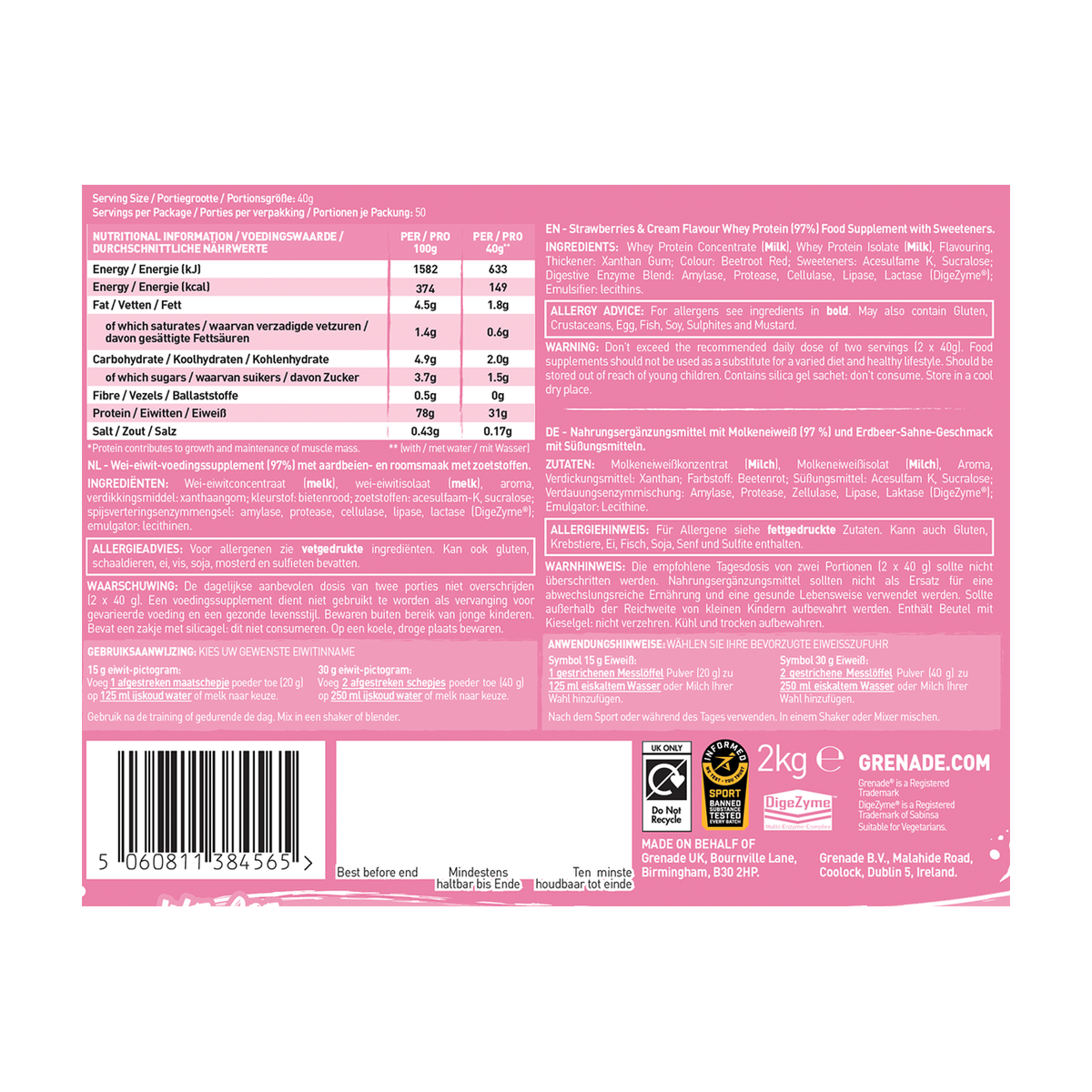 Grenade Protein - Produktansicht 7