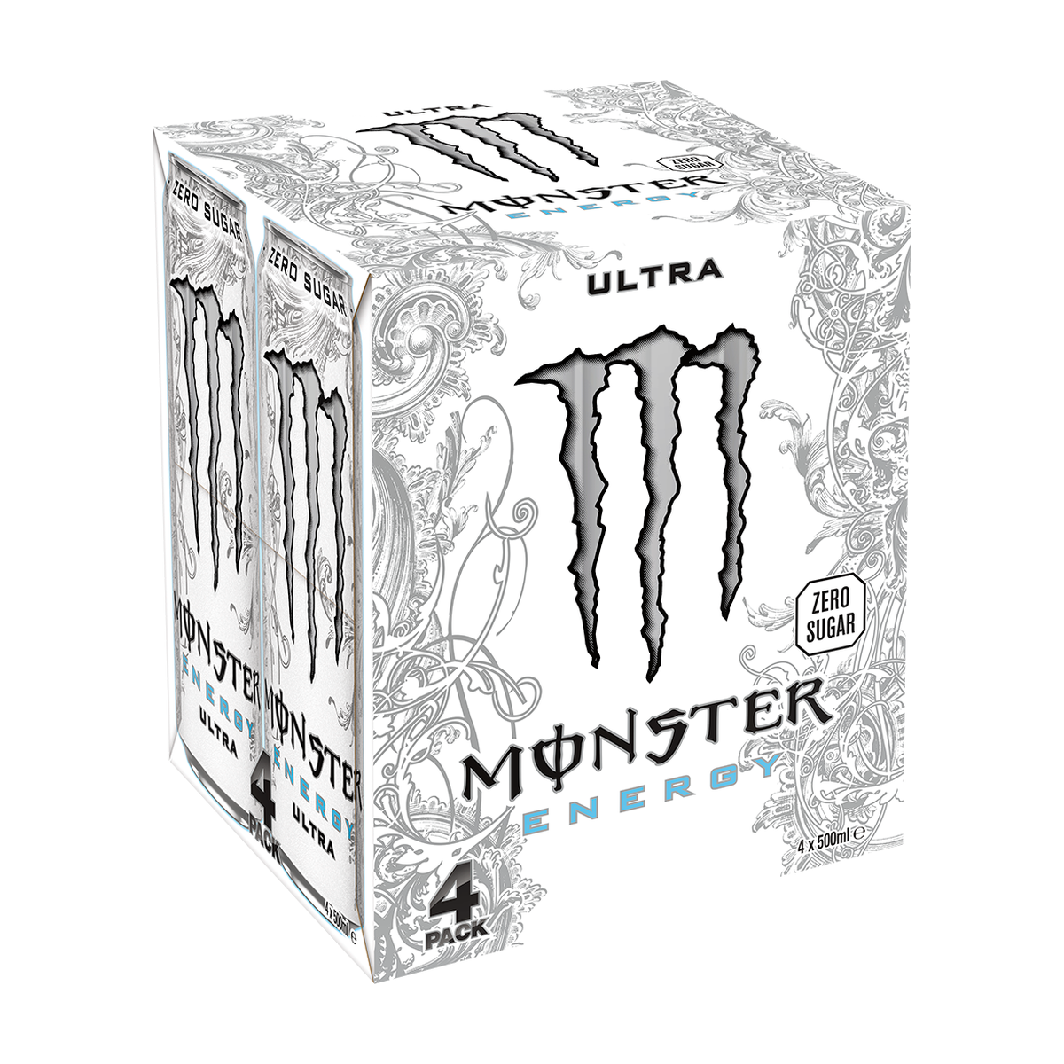Monster Energy Ultra White (4 x 500 ml) - Product view 2