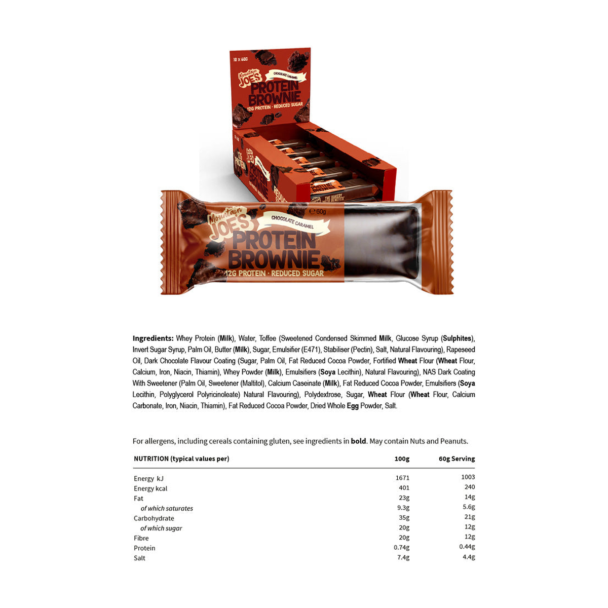 Mountain Joe's Protein Brownie - Produktansicht 8