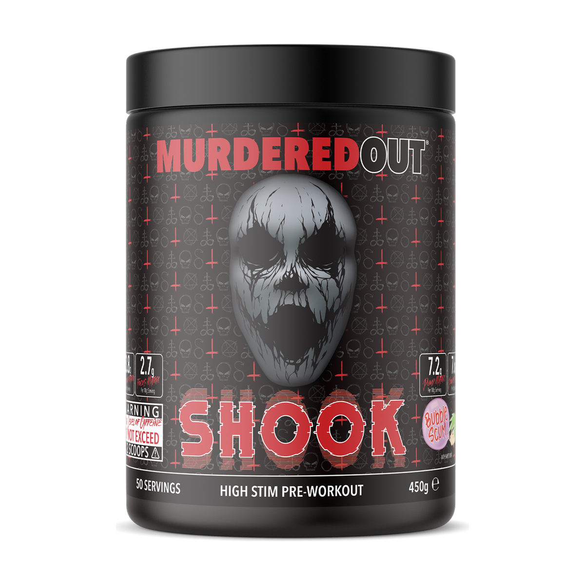 Murdered Out SHOOK Pre-workout - 450 g