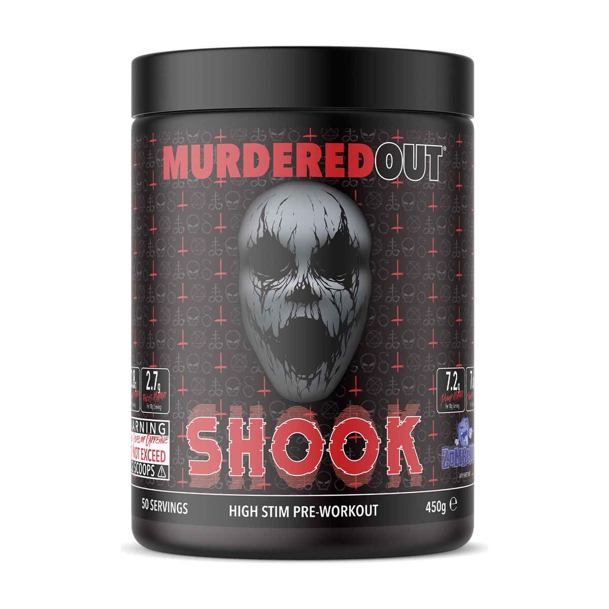 Murdered Out SHOOK Pre-workout - Product view 4