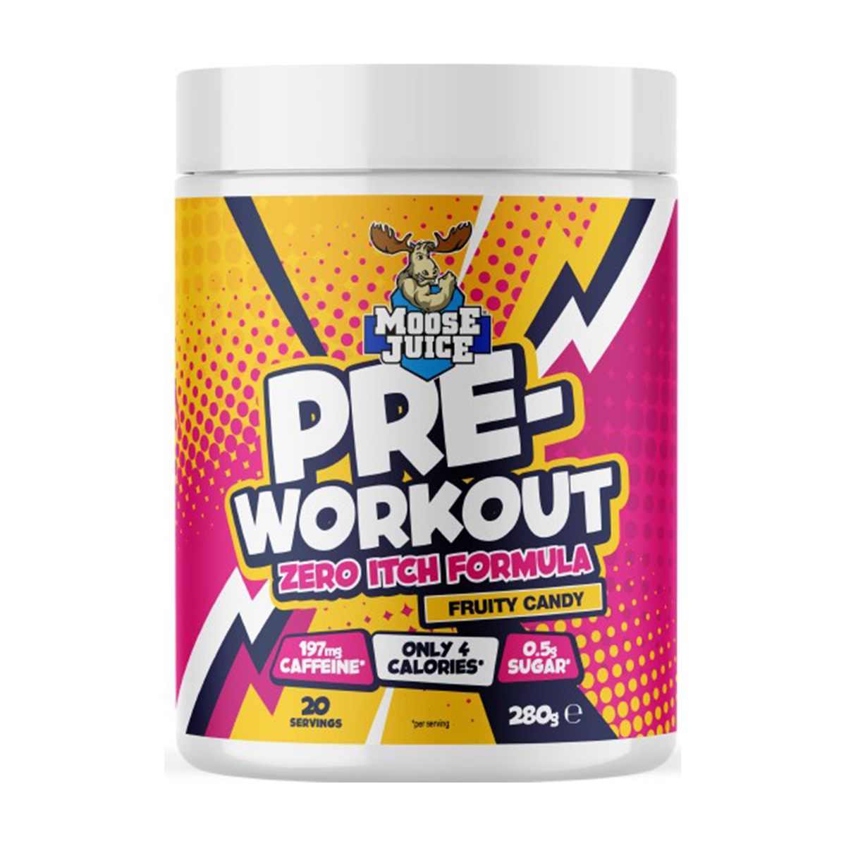 Muscle Moose Pre-workout Zero Itch Formula - Product view 4