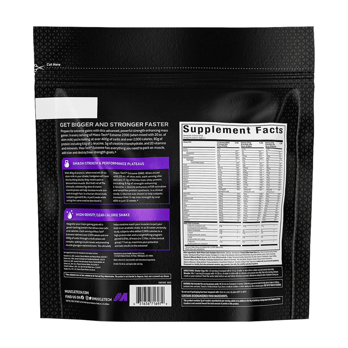 MuscleTech Mass Tech Extreme 2000 - Product view 5