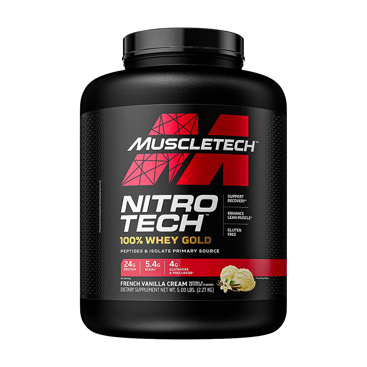 MuscleTech Nitro Tech 100% Whey Gold - 908 g