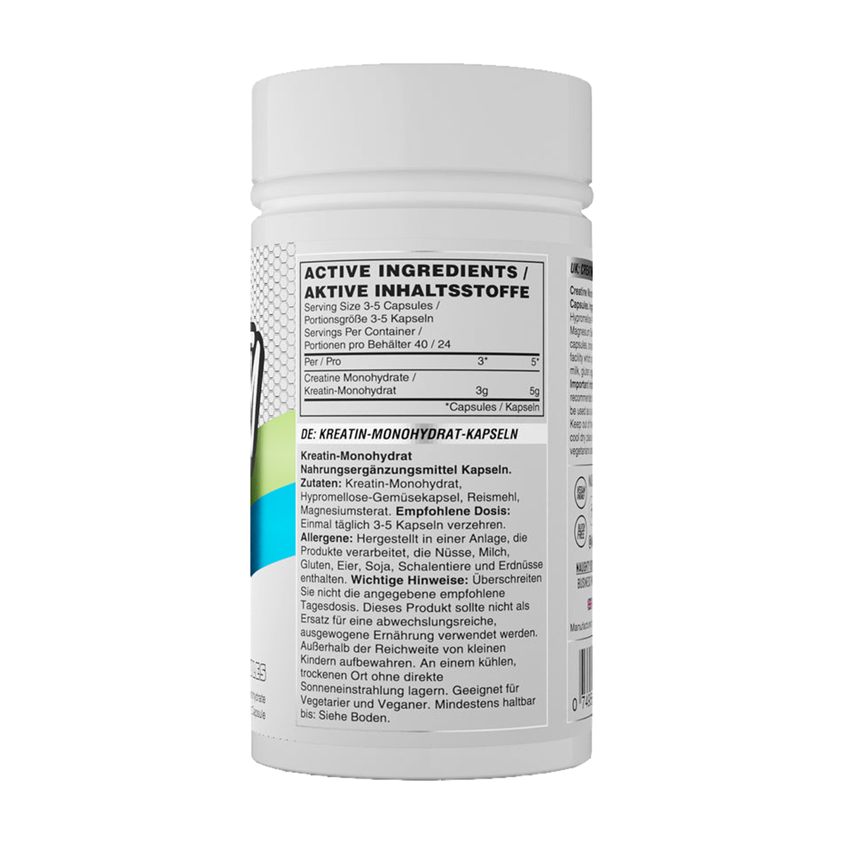 Naughty Boy Creatine Capsules - Product view 2