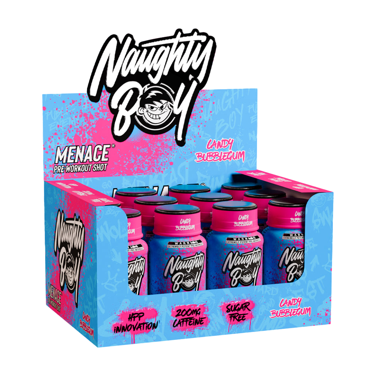 Naughty Boy Menace Pre-workout Shot - 12 x 60 ml