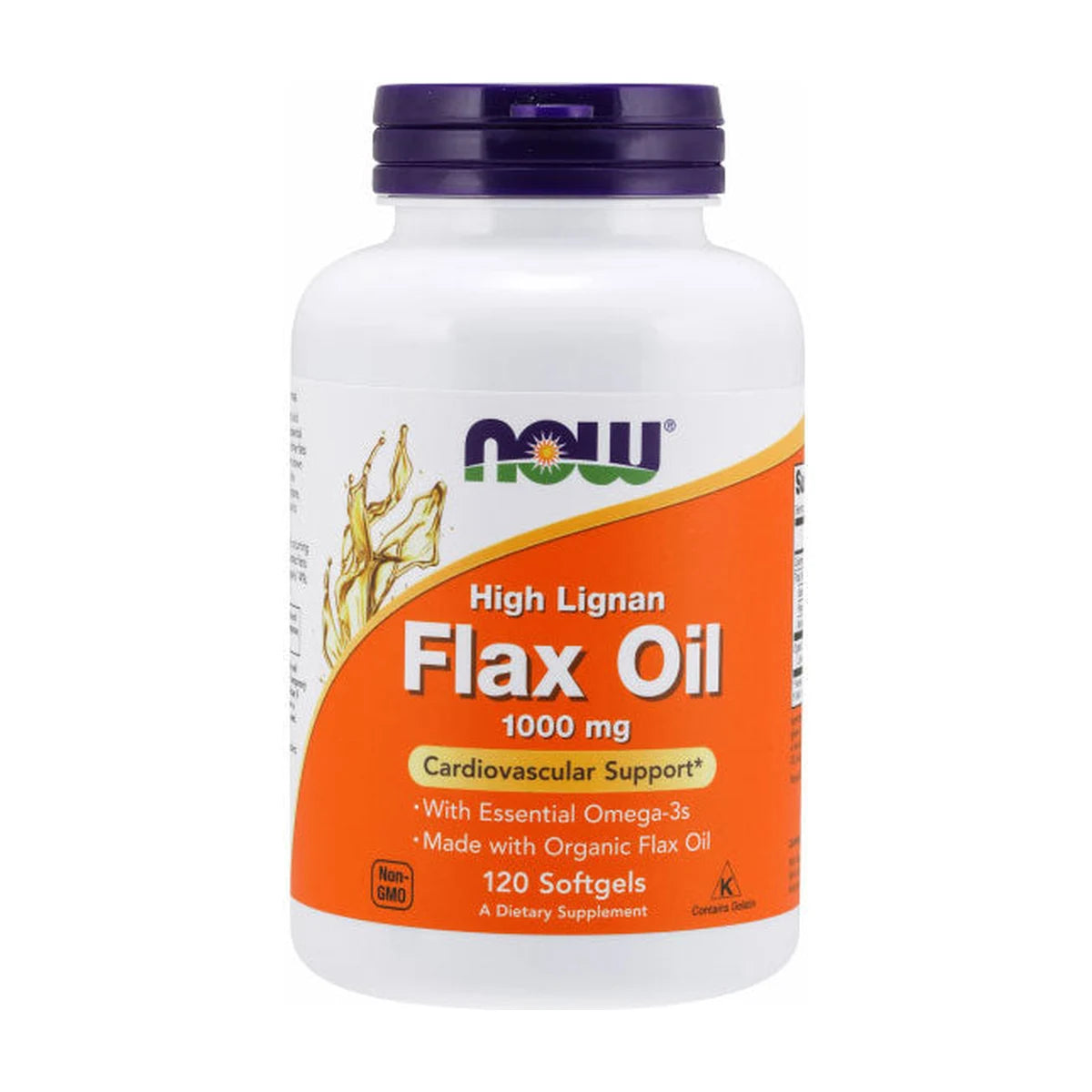 NOW Foods High Lignan Flax Oil Organic – Bild 2