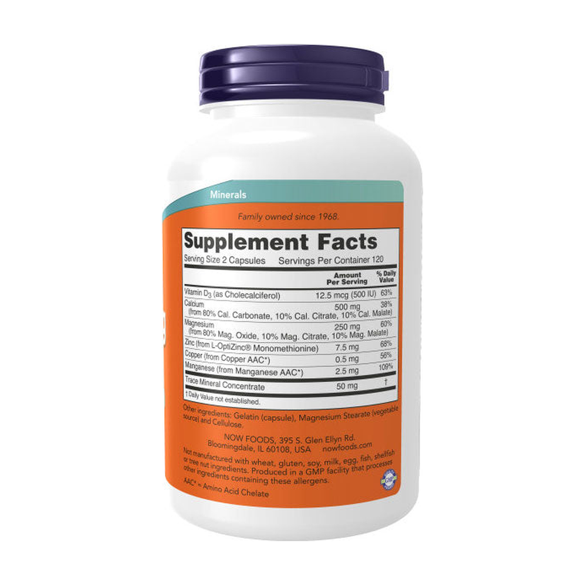 NOW Foods NOW1266 Calcium & Magnesium - Produktansicht 3