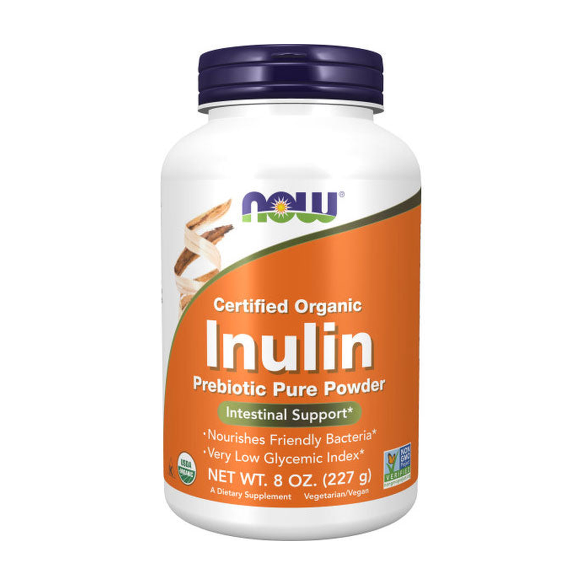 NOW Foods NOW2944 Inulin Powder Organic - 227 g