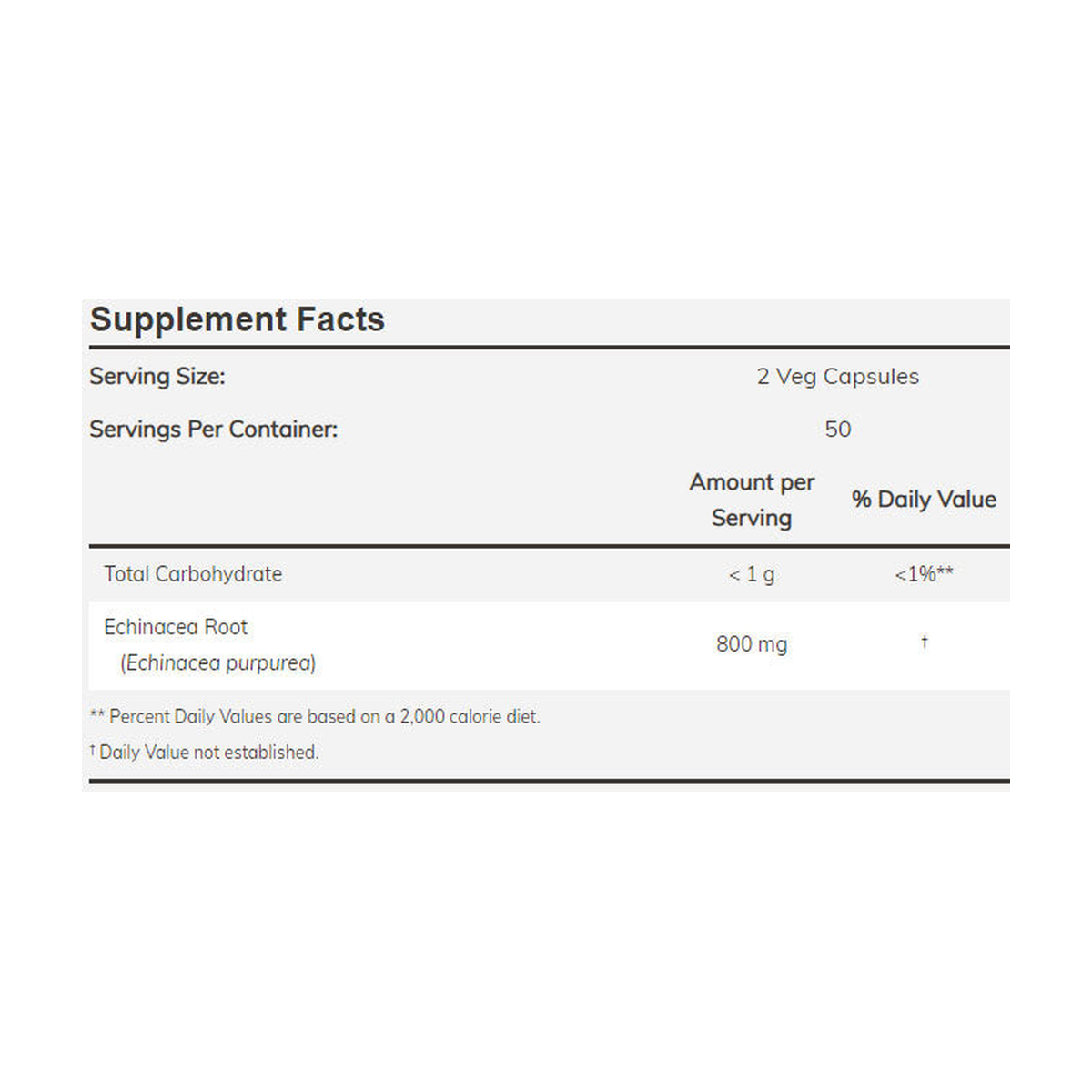 NOW Foods NOW4660 Euchinacea Purp 400 mg - Produktansicht 3