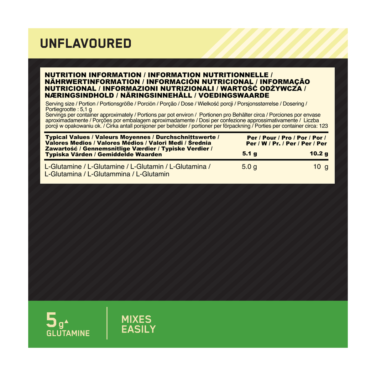 Optimum Nutrition Glutamine Powder - Product view 2