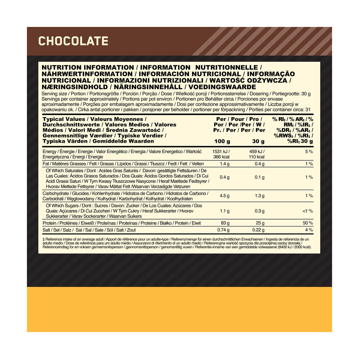 Optimum Nutrition Gold Standard 100% Isolate - Produktansicht 8