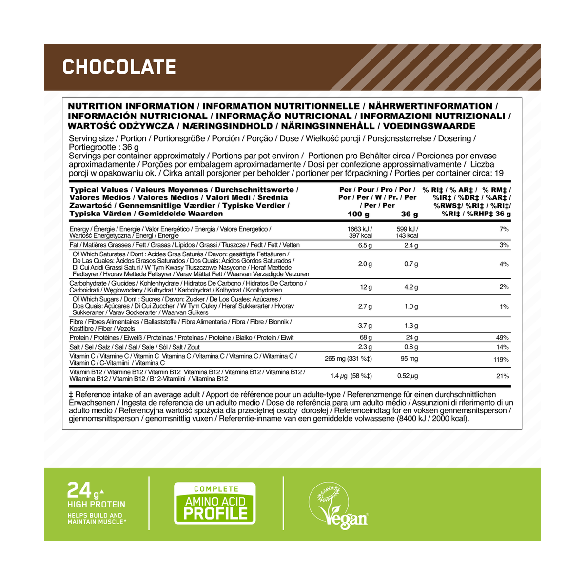 Optimum Nutrition Gold Standard 100% Plant Protein - Product view 6