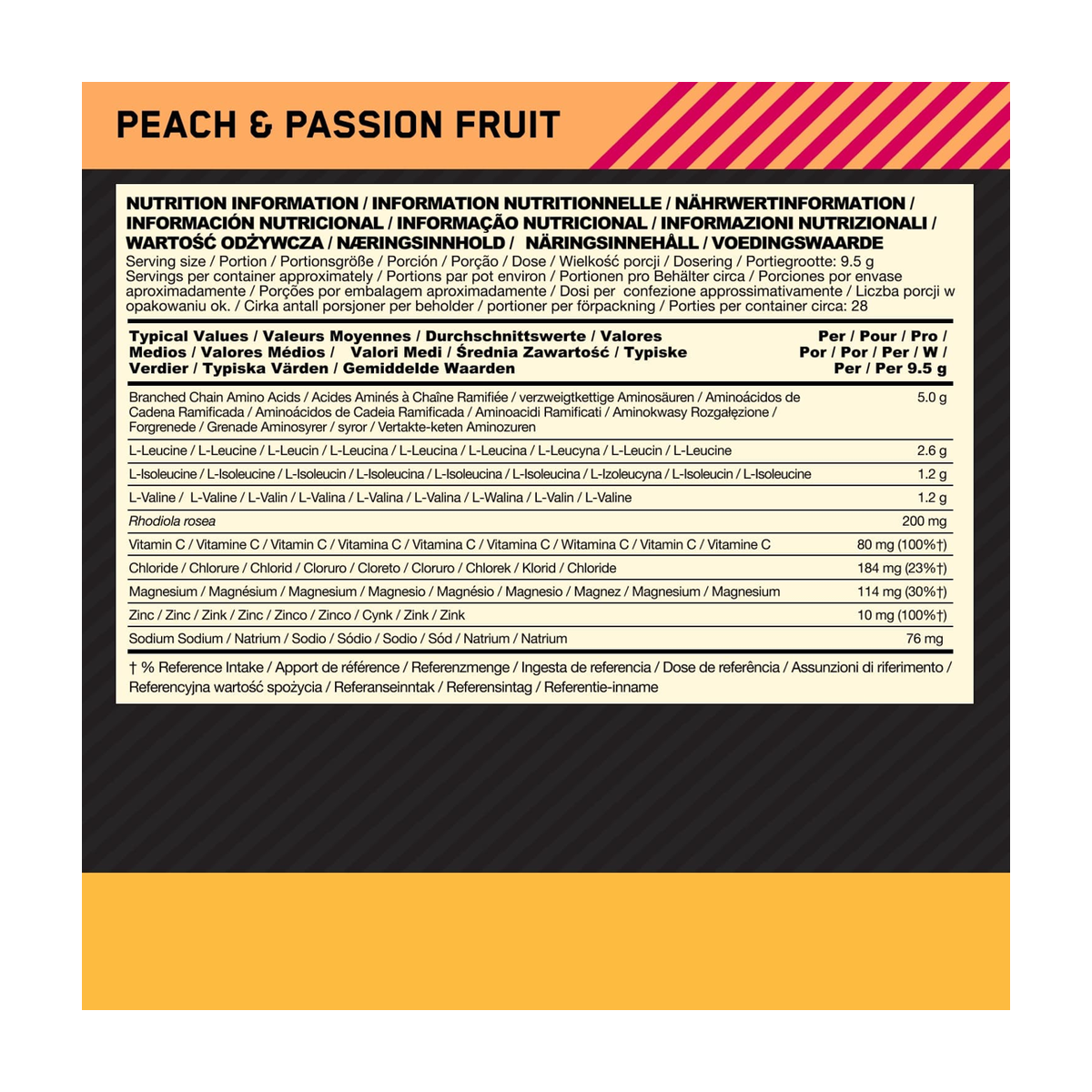 Optimum Nutrition Gold Standard BCAA Train + Sustain - Produktansicht 8