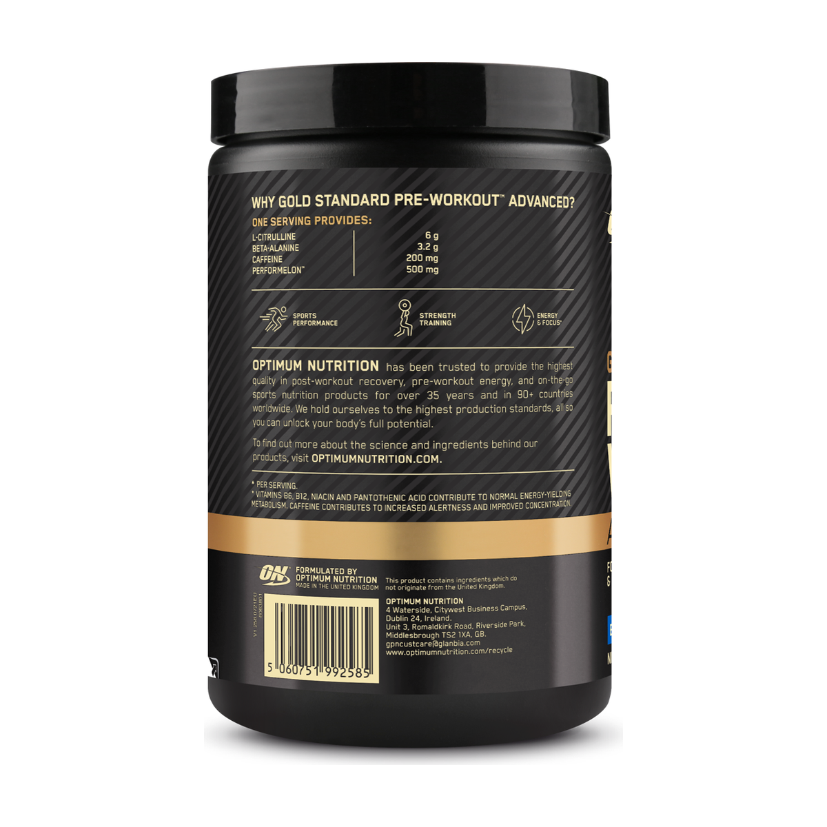 Optimum Nutrition Gold Standard Pre-workout Advanced - Produktansicht 10