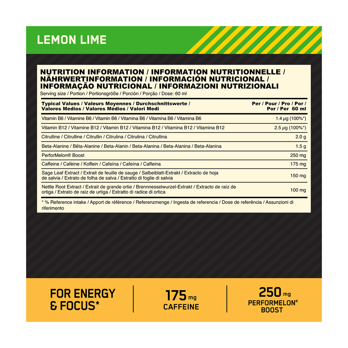 Optimum Nutrition Gold Standard Pre-workout Shot - Produktansicht 4