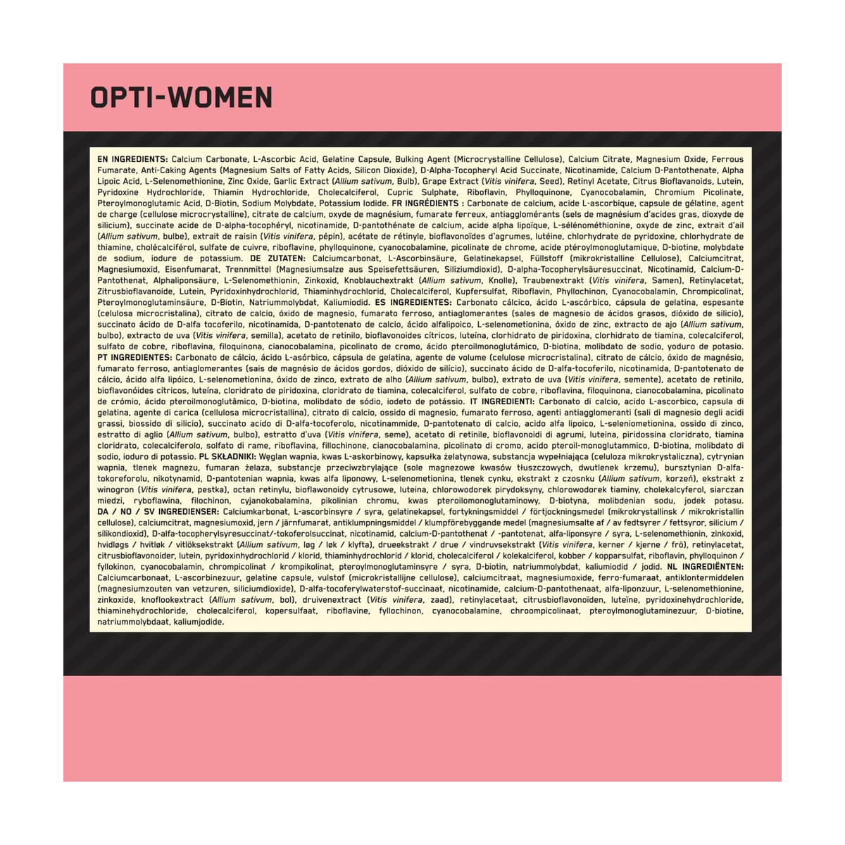Optimum Nutrition Opti-Women - Product view 4