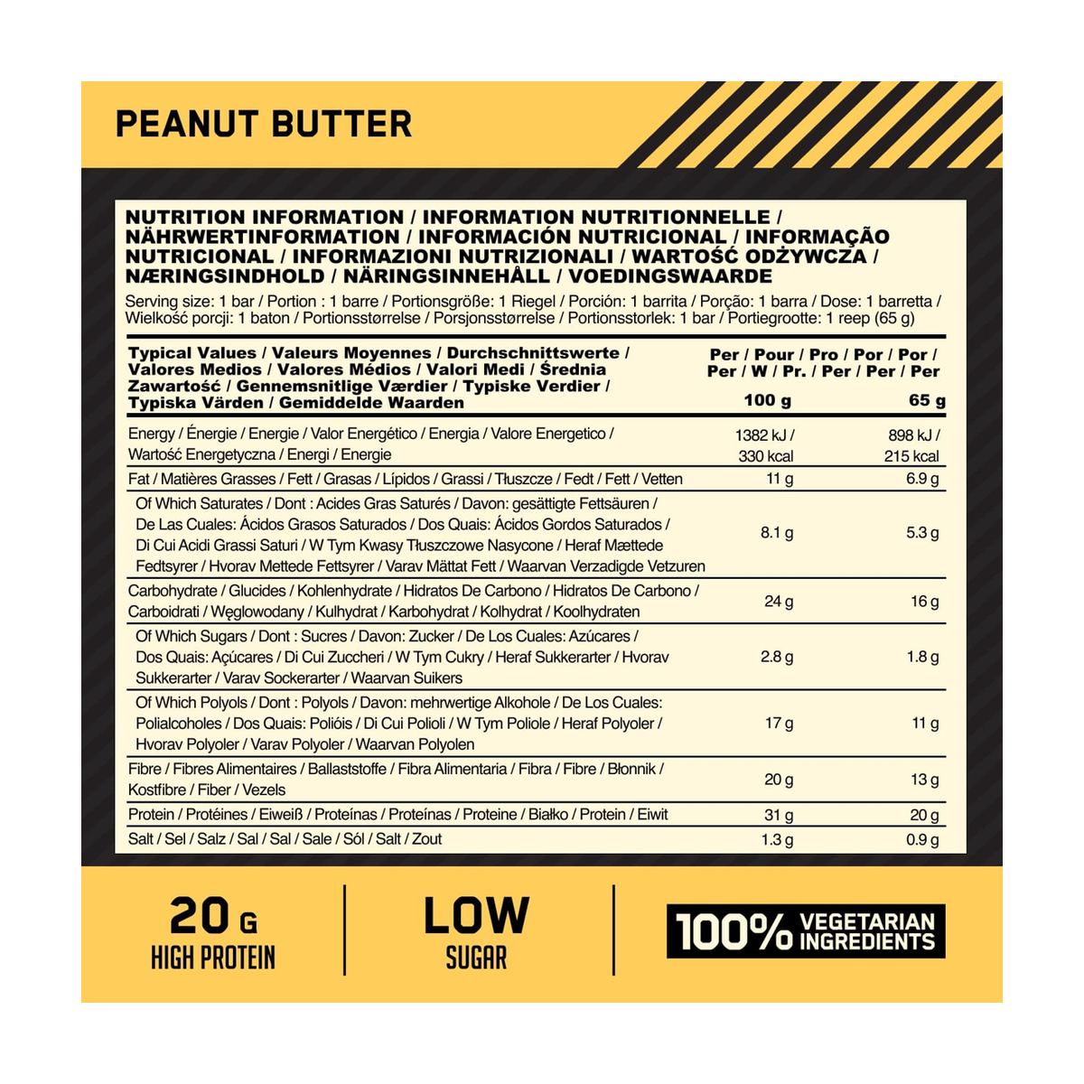 Optimum Nutrition Protein Crisp Bar - Produktansicht 3