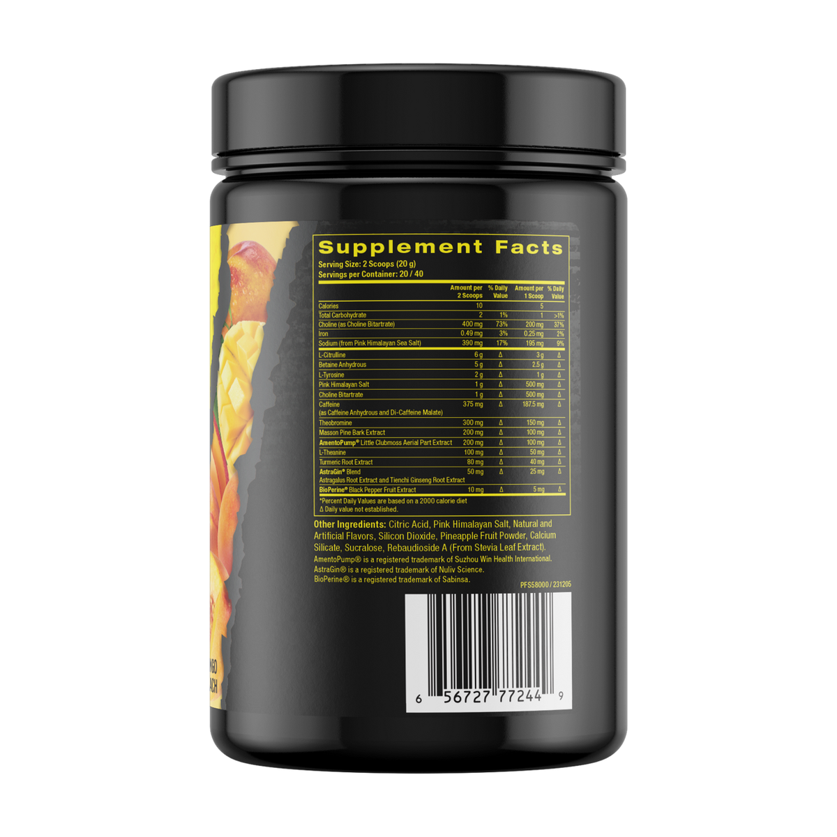 PharmaFreak Stacked Freak 3D Pre-workout - Product view 2