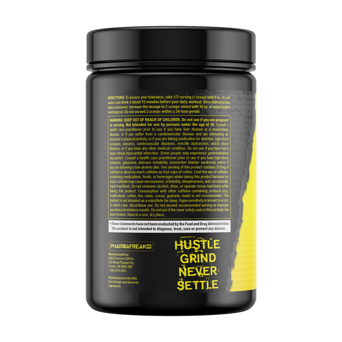 PharmaFreak Stacked Freak 3D Pre-workout - Product view 3