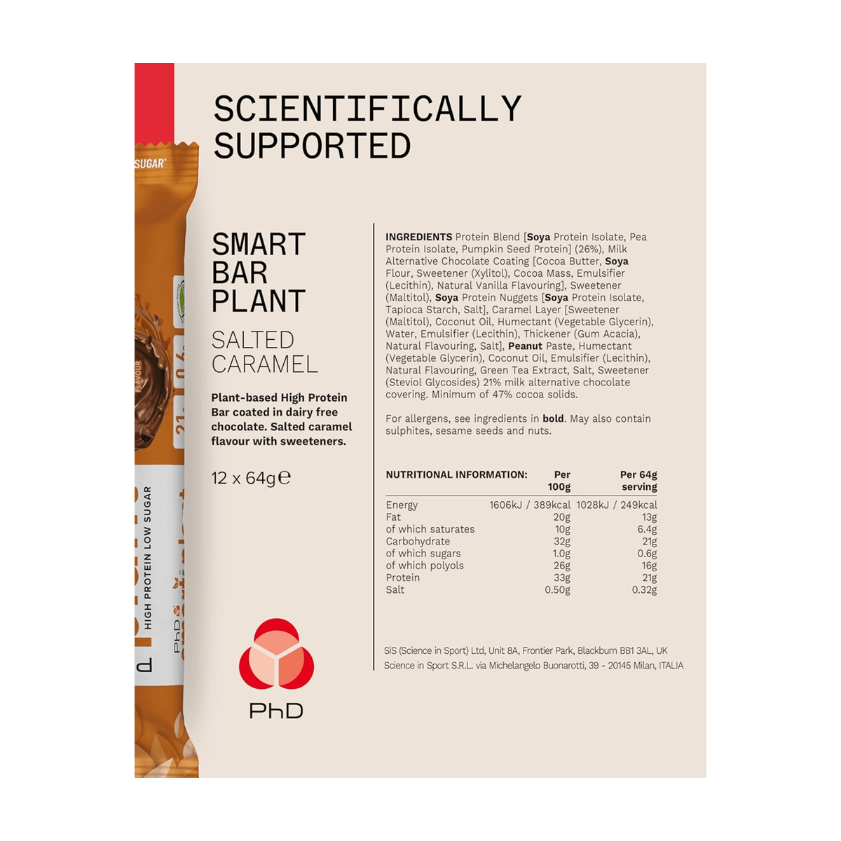 PhD Nutrition Smart Plant Bars - Produktansicht 4
