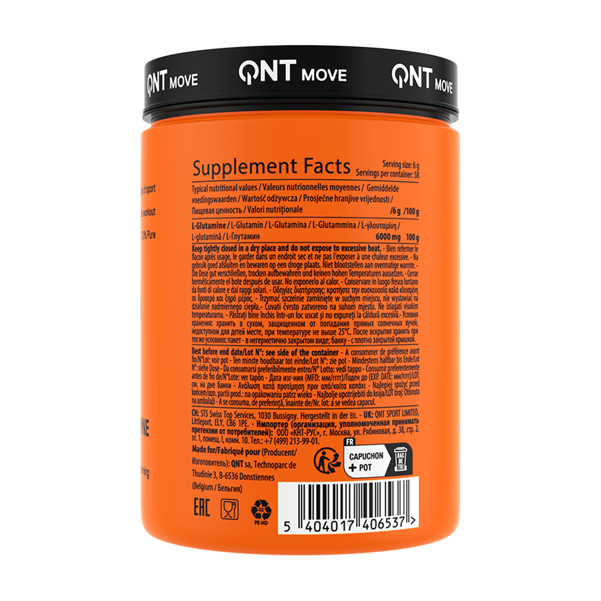 QNT L-Glutamine 6000 mg - Produktansicht 2