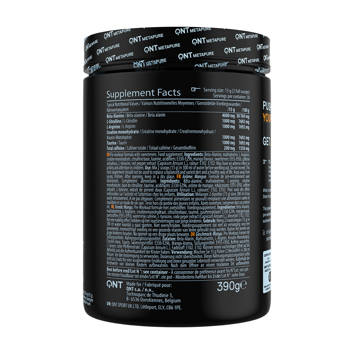 QNT Pre-workout Overdrive - Produktansicht 6