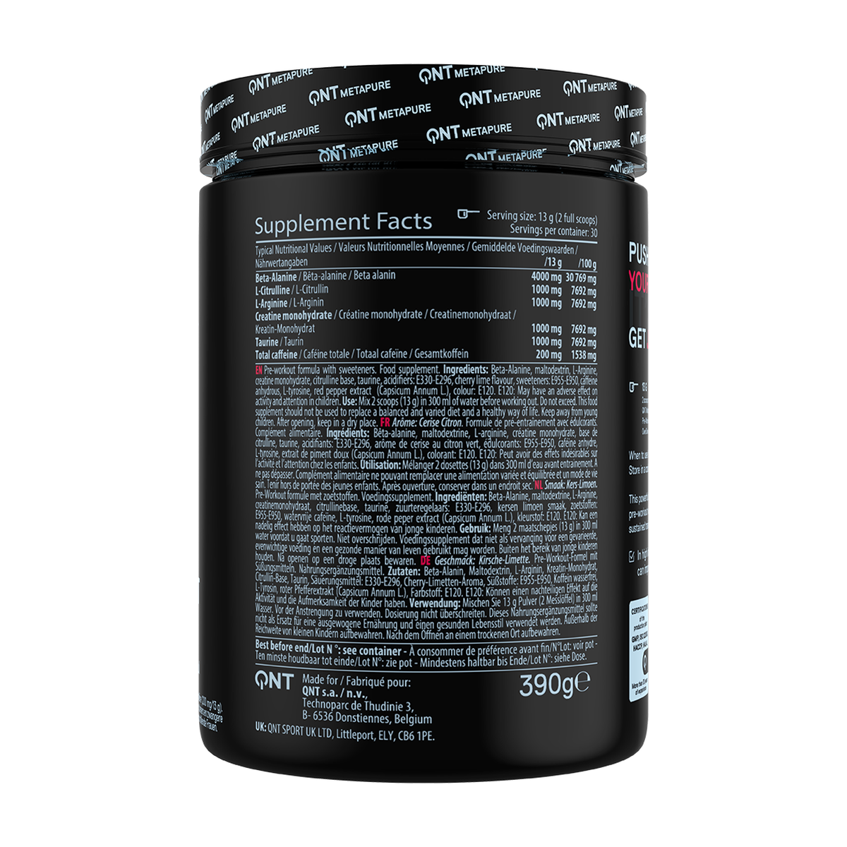 QNT Pre-workout Overdrive - Produktansicht 9