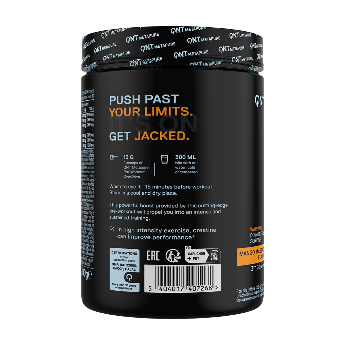 QNT Pre-workout Overdrive - Produktansicht 10